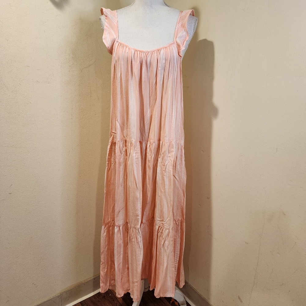 Como Vintage Flowy Casual Sleeveless Maxi Dress Size XXL